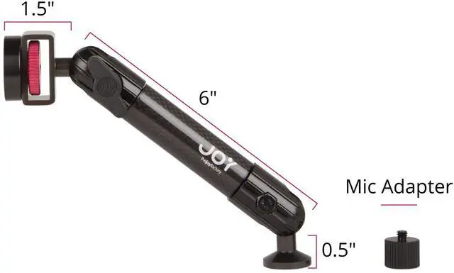 Alt view image 4 of 4 - The Joy Factory MagConnect Carbon Fiber Tripod/Microphone Stand Mount (Mount Only) MMU101