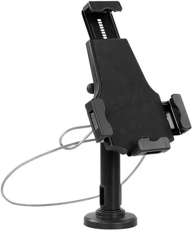 Alt view image 2 of 5 - Mount-It! Secure Universal Tablet POS Kiosk with Wall Bracket Add-on | Locking Tablet Stand with Adjustable Clamp for iPad, iPad Air, Samsung Galaxy Tab, Surface Go & 7.9"- 10.9" Tablets - MI-3784