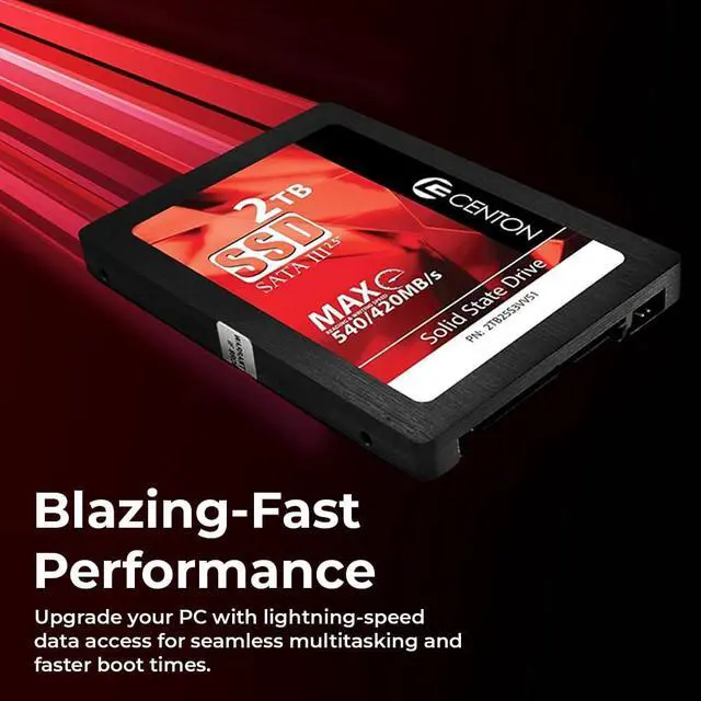Alt view image 3 of 5 - Ceton Electronics MP Essential 1TB Hard Drive, SSD SATA III, 2.5 Solid State Drive, Internal Hardrives