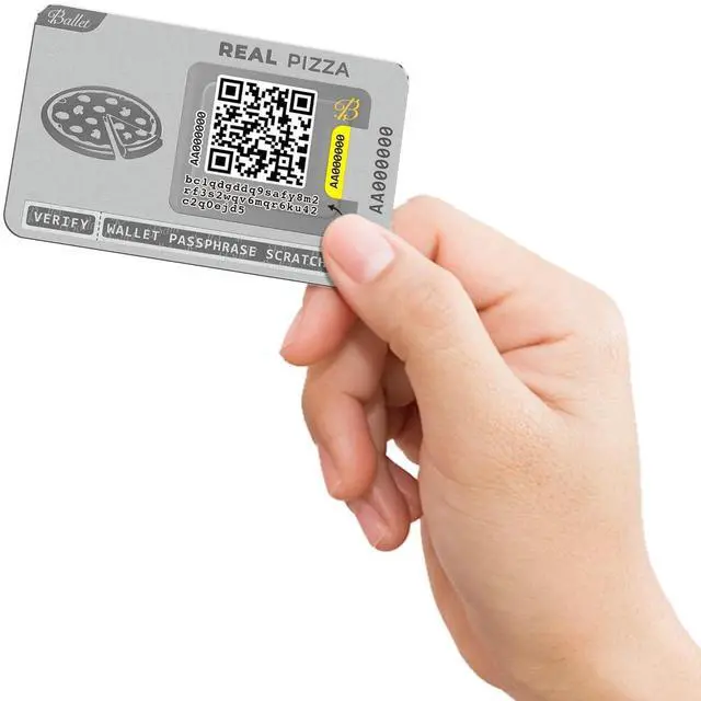 Alt view image 4 of 5 - Ballet 2-Pack REAL Pizza - The Easiest Crypto Cold Storage - Nondescript Cryptocurrency Hardware Wallet for Bitcoin, Ethereum, XRP, Litecoin, and 200+ Other Cryptocurrencies