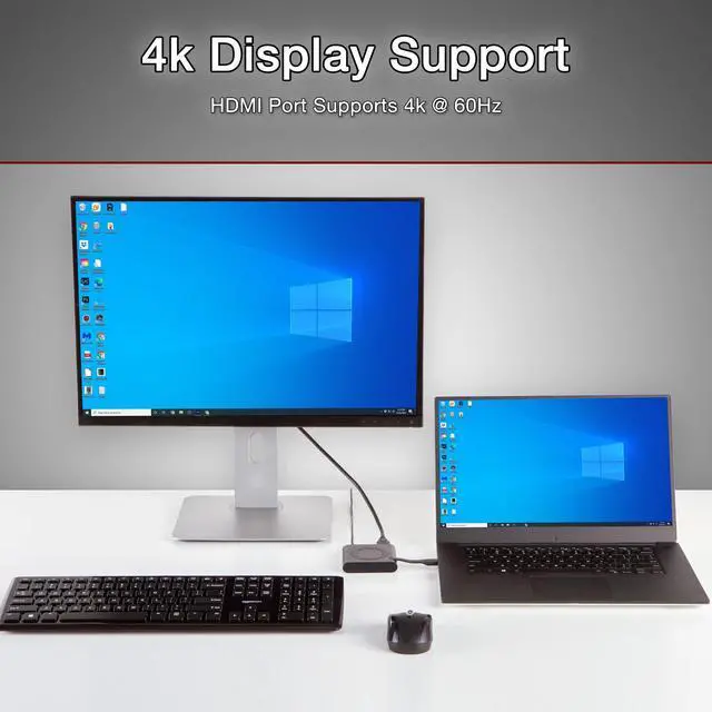 Alt view image 3 of 5 - Cyber Acoustics DS-1500 CA Essential Micro Docking Station