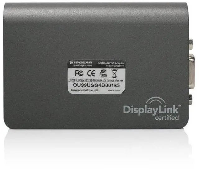 Alt view image 4 of 5 - IOGEAR USB 2.0 External VGA Video Card GUC2015V