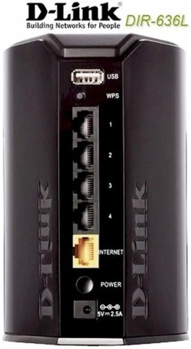 Alt view image 4 of 4 - D-Link Wireless N 300 Mbps Home Cloud App-Enabled Gigabit Router (DIR-636L)