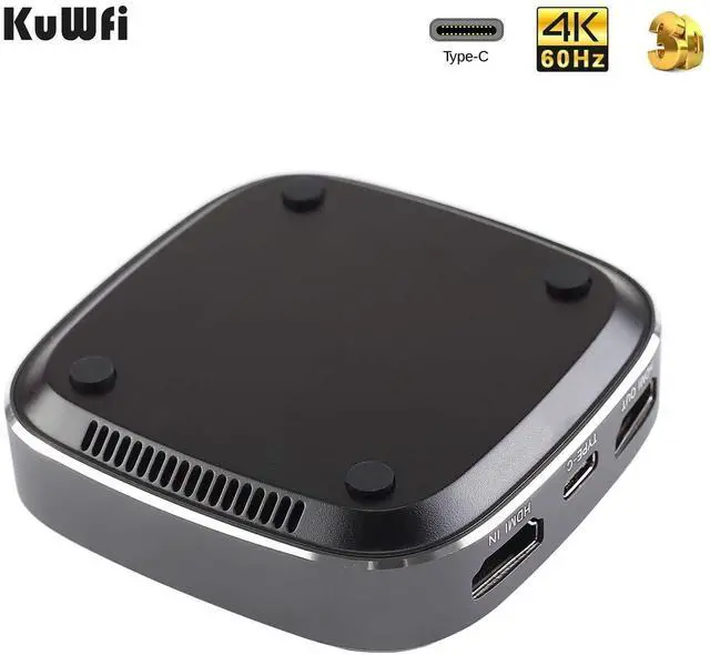 Alt view image 3 of 5 - KuWFi Video Capture Card, Game Capture Card 4K 1080P 60FPS, HDMI to USB C Capture Card for All HDMI Devices Such as Streaming Work with PS4/PC/OBS/Camera