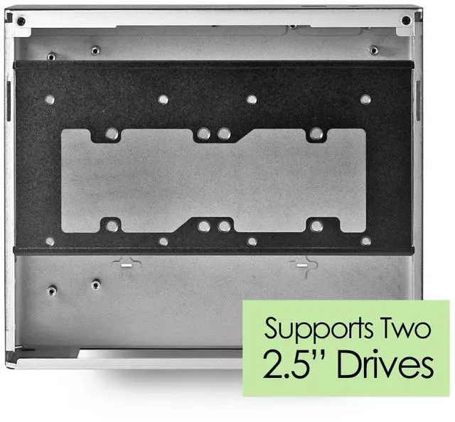 Alt view image 3 of 5 - MITXPC MX500-USB3 Compact Mini-ITX Case, Fanless, USB 3.0, Wall & VESA Mount