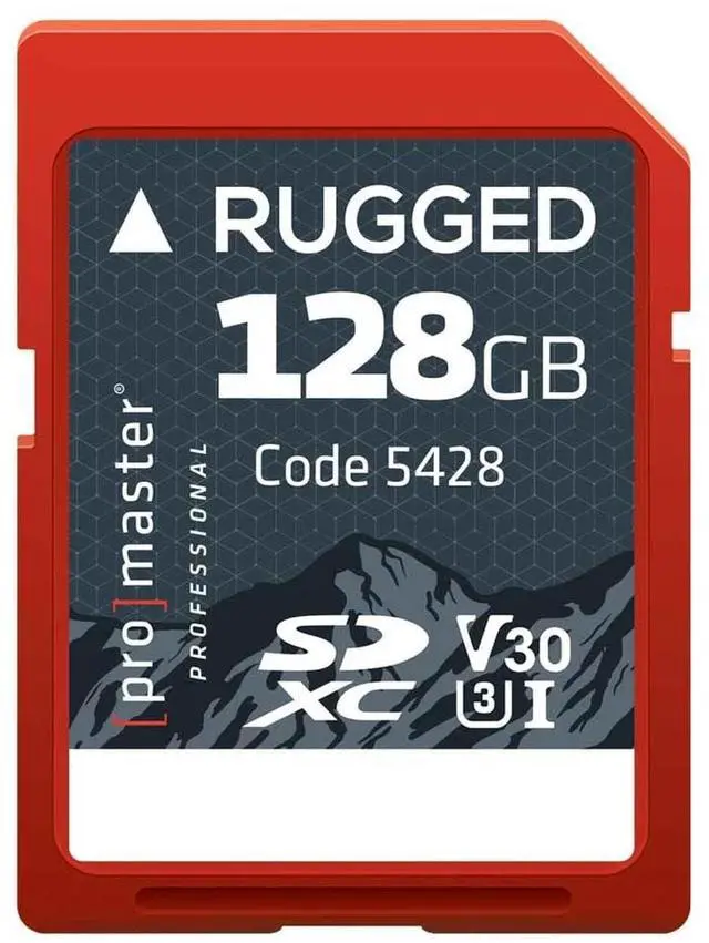 Main image of ProMaster SDXC 128GB Rugged Memory Card UHS-I, (Model 5428)