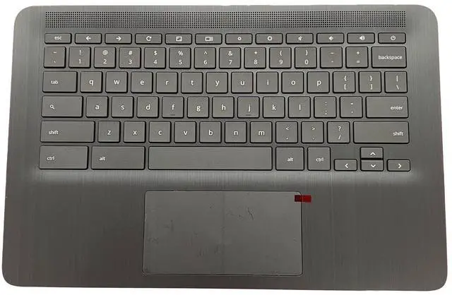 Main image of Replacement for HP Chromebook 14 G6 CB14G6 CelN4000 15.6" Laptop Upper Case Palmrest Keyboard Touchpad Assembly Part L90459-001