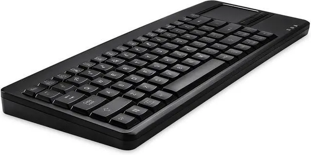 Alt view image 5 of 5 - Perixx PERIBOARD-315H, Wired USB Backlit Keyboard with Touchpad and 2 USB Ports, Black (10917)