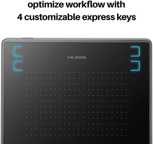 Alt view image 5 of 5 - HUION Inspiroy H430P OSU Graphic Drawing Tablet Bundle with ST300 Adjustable Drawing Tablet Stand