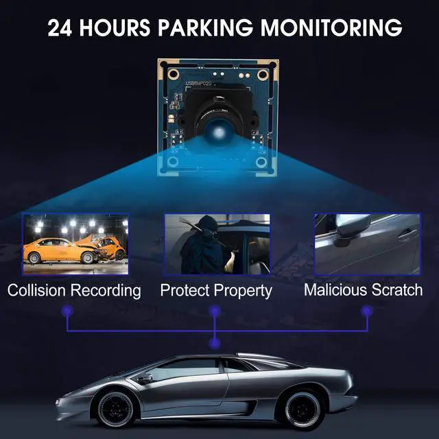 Alt view image 2 of 4 - ELP 8mp USB Camera Wide Angle PC Camera for Computer Mini Lightburn Camera for Laser Engraver UVC USB2.0 4K Camera 8mp Monitoring Octoprint 3D Printer USB Security Camera for Jetson Nano