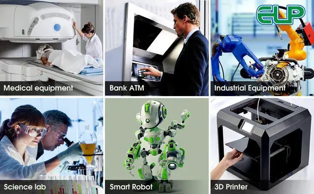 Alt view image 4 of 4 - ELP 8mp USB Camera Wide Angle PC Camera for Computer Mini Lightburn Camera for Laser Engraver UVC USB2.0 4K Camera 8mp Monitoring Octoprint 3D Printer USB Security Camera for Jetson Nano