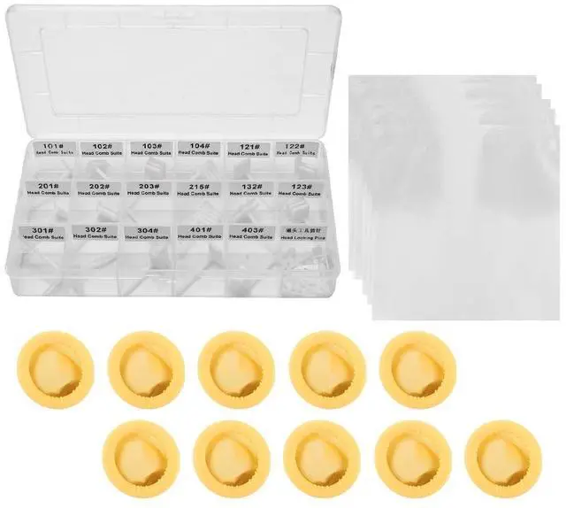 Main image of ASHATA Hard Drive Head Replacement Comb, Practical Hard Drive Repair Head Tool Set, Hard Disk Magnetic Head Data Recovery HDD Repair Tool for SAS and SCSI of 2.5" or 3.5"(50Pcs/Kit)