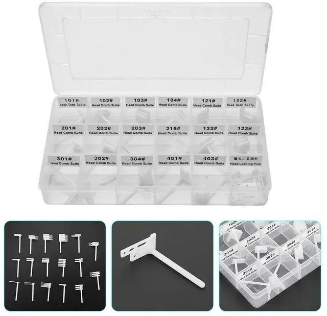 Alt view image 4 of 5 - ASHATA Hard Drive Head Replacement Comb, Practical Hard Drive Repair Head Tool Set, Hard Disk Magnetic Head Data Recovery HDD Repair Tool for SAS and SCSI of 2.5" or 3.5"(50Pcs/Kit)