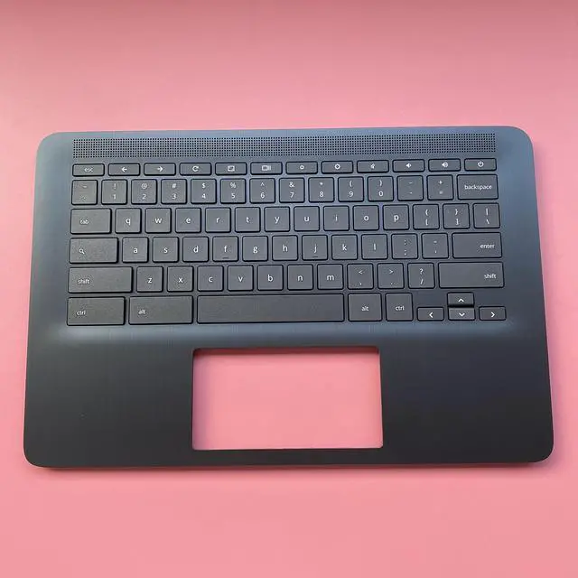 Alt view image 3 of 5 - Replacement for HP Chromebook 14 G6 CB14G6 CelN4000 15.6" Laptop Upper Case Palmrest Keyboard Assembly Part L90459-001
