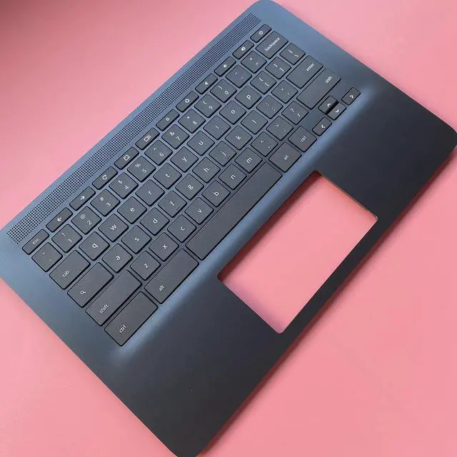 Alt view image 5 of 5 - Replacement for HP Chromebook 14 G6 CB14G6 CelN4000 15.6" Laptop Upper Case Palmrest Keyboard Assembly Part L90459-001