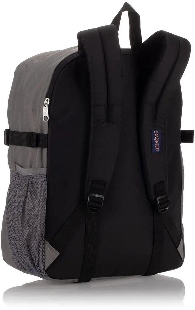 Alt view image 2 of 5 - JanSport Main Campus Backpack - Travel or Work backpack w 15-Inch Laptop Sleeve and Dual Water Bottle Pockets, Graphite Grey