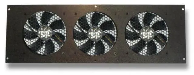 Alt view image 3 of 4 - Coolerguys Pre-Set Thermal Controlled Cooling Kits for Cabinets, AV, and Components (Triple 120mm, Thermal Plastic)