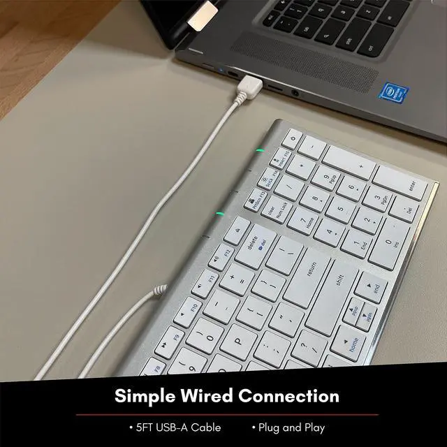 Alt view image 5 of 5 - Macally Compact Keyboard and an 1080P Webcam, Excellent for Working from Home