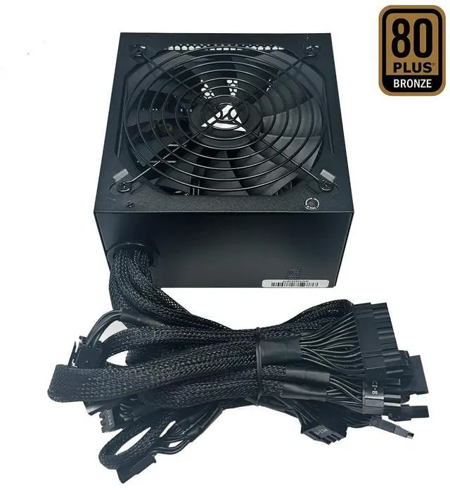 Alt view image 4 of 5 - Apevia ATX-JP800W Jupiter 800W 80 Plus Bronze Certified Active PFC ATX Gaming Power Supply, Supports Dual/Quad Core CPUs, SLI/Crossfire/Haswell, 3 Year Warranty