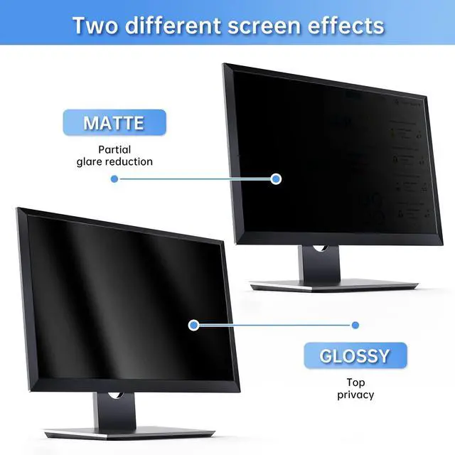 Alt view image 4 of 5 - Privacy Screen Filter for 27 inch Widescreen Monitors-Privacy Screen for Computer Monitor-Computer Privacy Screen(16:9 23.5x13.23)