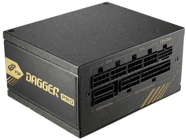 Alt view image 3 of 5 - FSP Dagger Pro SFX Power Supply, 80 Plus Gold, ATX 3.1 PCIe 5.1, Full Modular (SDA2-850-Gen5)