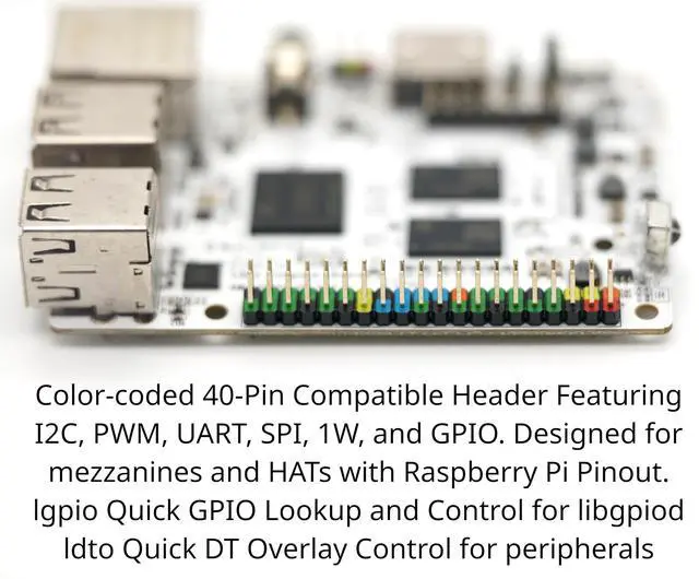 Alt view image 3 of 5 - Libre Computer Sweet Potato Single Board ARM SBC AML-S905X-CC-V2 2GB Pi PC Alternative