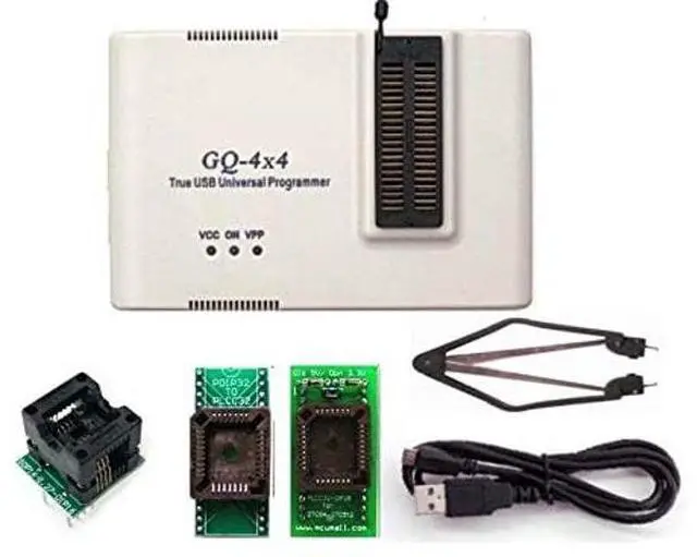 Alt view image 2 of 3 - PRG-056 MCUmall Canada Made GQ brand True USB GQ-4X V4 (GQ-4X4) W25Q256 universal Chip device Programmer EPROM FLASH PIC BIOS AVR Full Pack