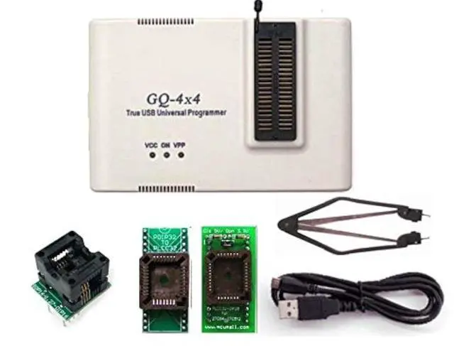 Main image of PRG-056 MCUmall Canada Made GQ brand True USB GQ-4X V4 (GQ-4X4) W25Q256 universal Chip device Programmer EPROM FLASH PIC BIOS AVR Full Pack