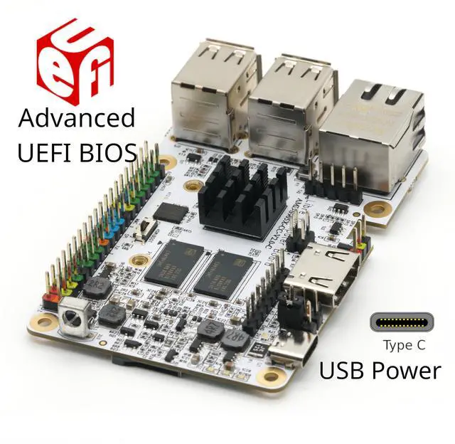 Alt view image 2 of 5 - Libre Computer Sweet Potato Single Board ARM SBC AML-S905X-CC-V2 2GB Pi PC Alternative