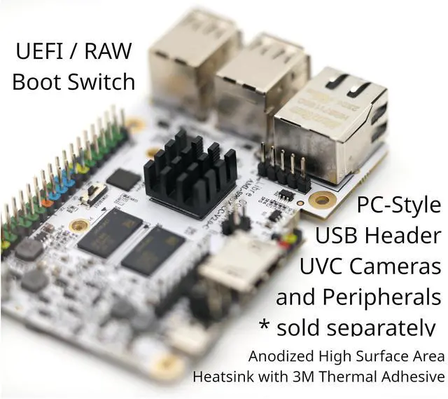 Alt view image 4 of 5 - Libre Computer Sweet Potato Single Board ARM SBC AML-S905X-CC-V2 2GB Pi PC Alternative