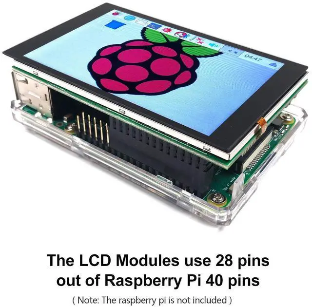 Alt view image 3 of 5 - innomaker Raspberry Pi LCD Display TFT Capacitive Touch Screen 3.5 Inch 320×480 for Rasp Pi 5 4 3 B+ Raspberry pi x Display Terminals