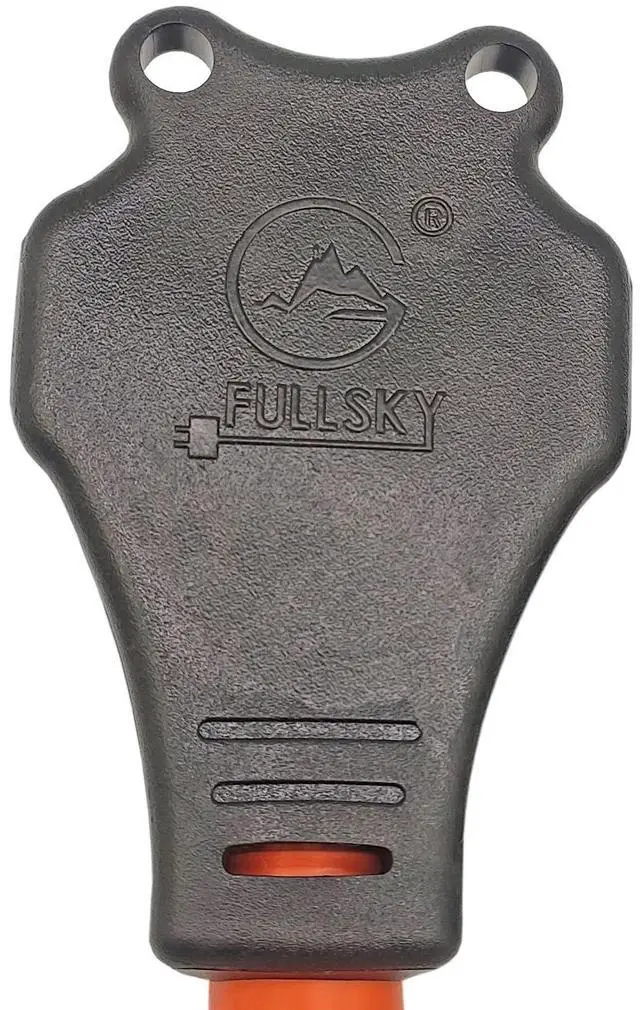 Alt view image 3 of 5 - Fullsky FC-14552T Male 30A dryer plug 14-30P to 5-15R or 5-20R adapter 4 prong to 3 prong 20A output 125V
