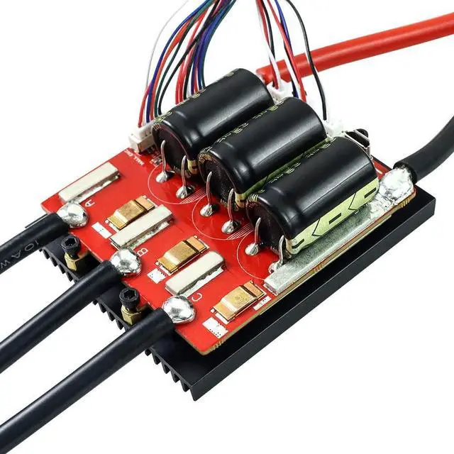 Alt view image 3 of 5 - Flipsky Electric Speed Controller for Skateboard FSESC6.9 100A Base on VESC6.6 with Aluminum Anodized Heat Sink