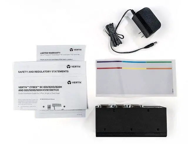 Alt view image 5 of 5 - Vertiv Cybex Secure 4K UHD KVM 2-Port DVI-I DualHead EAL4+ NIAP TAA Compliant (SC920-001)