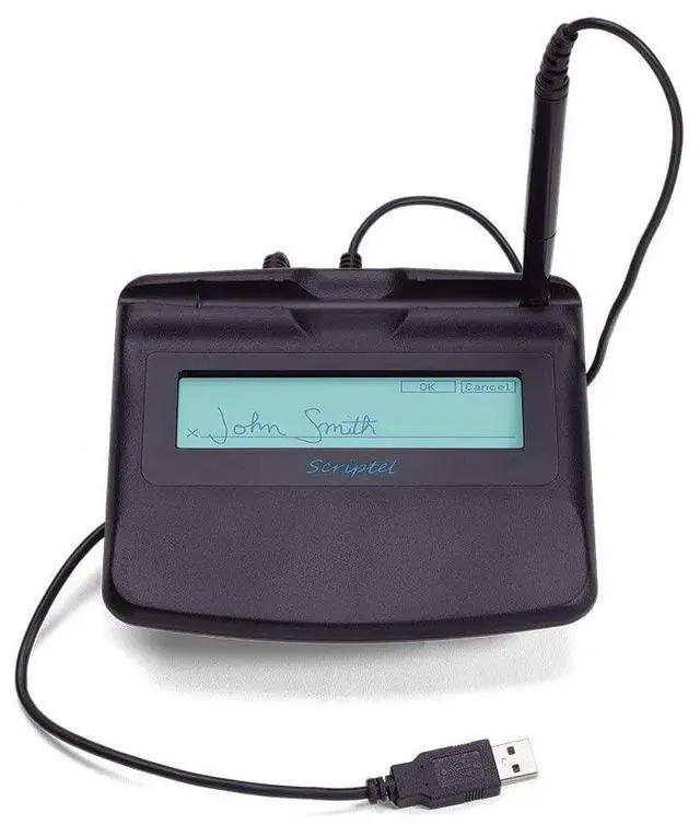 Main image of Scriptel ST1571-6FT LCD Backlit EasyScript Signature Capture Pad