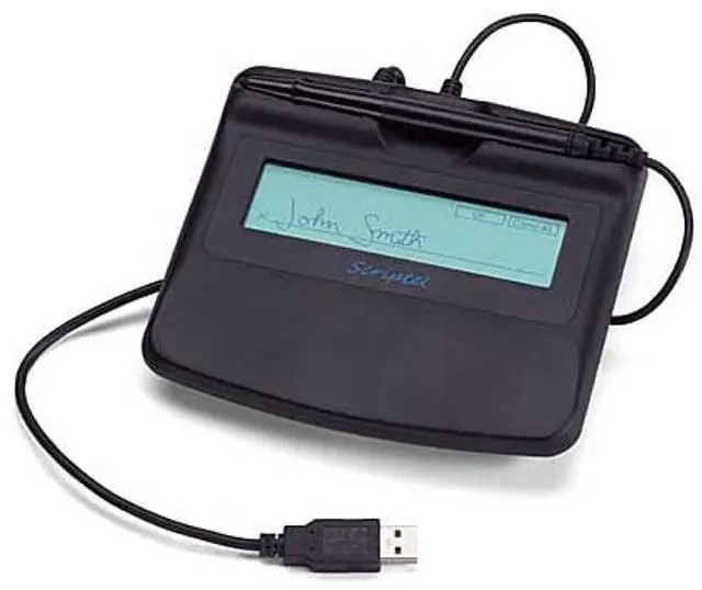Alt view image 3 of 3 - Scriptel ST1571-6FT LCD Backlit EasyScript Signature Capture Pad