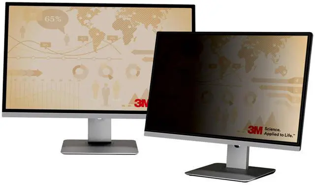 Alt view image 4 of 5 - 3M Privacy Filter for 24in Monitor, 16:10, PF240W1B