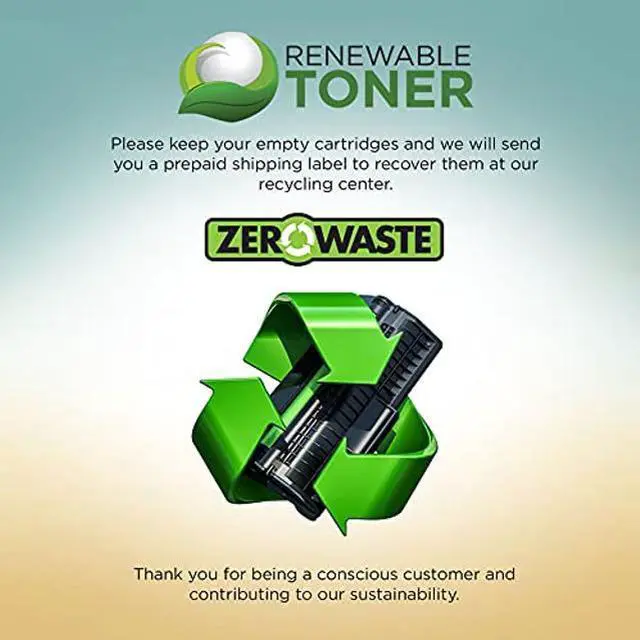 Alt view image 3 of 3 - Renewable Toner USA Remanufactured High Yield Toner Cartridge Replacement for HP 89X CF289X Laser Printers M507 M528 MFP (with Bypass Chip)