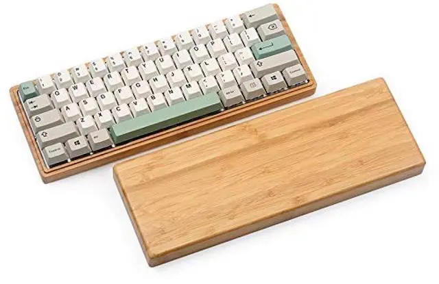 Main image of Bamboo Wood case 60% for GH60 DZ60 Mechanical Keyboard