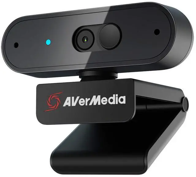 Main image of AVerMedia PW310P Webcam - Full 1080p 30fps HD Camera with Autofocus and Dual Stereo Microphones, Work from Home, Remote Learning - NDAA Compliant