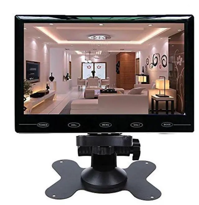 Main image of CAIRUTE® 7 Inch Ultra Thin 16:9 High-Res 1024x600 TFT LCD Color Monitor HDMI VGA AV Input Video Display Screen for PC/Home Security/CCTV Camera/Snake Camera/DVR/DVD