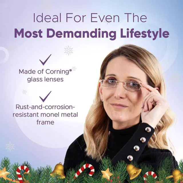 Alt view image 4 of 5 - Slender Eyes Compact Reading Glasses With Ultra-High Optical Quality Frame and Lenses, Includes Case that Acts as Phone Stand