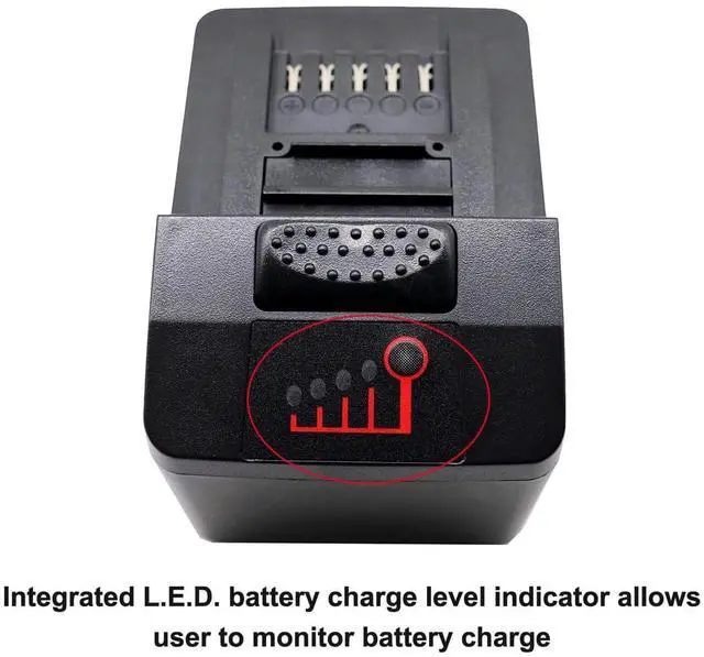 Alt view image 3 of 5 - QCZRED 18V 4000mAh CTB8185 Battery 72Wh for Snap On CTB7185 CTB8187 Compatible with Snap CT7850 CTL7850 CT8810 CDR7850H Power Tool Battery