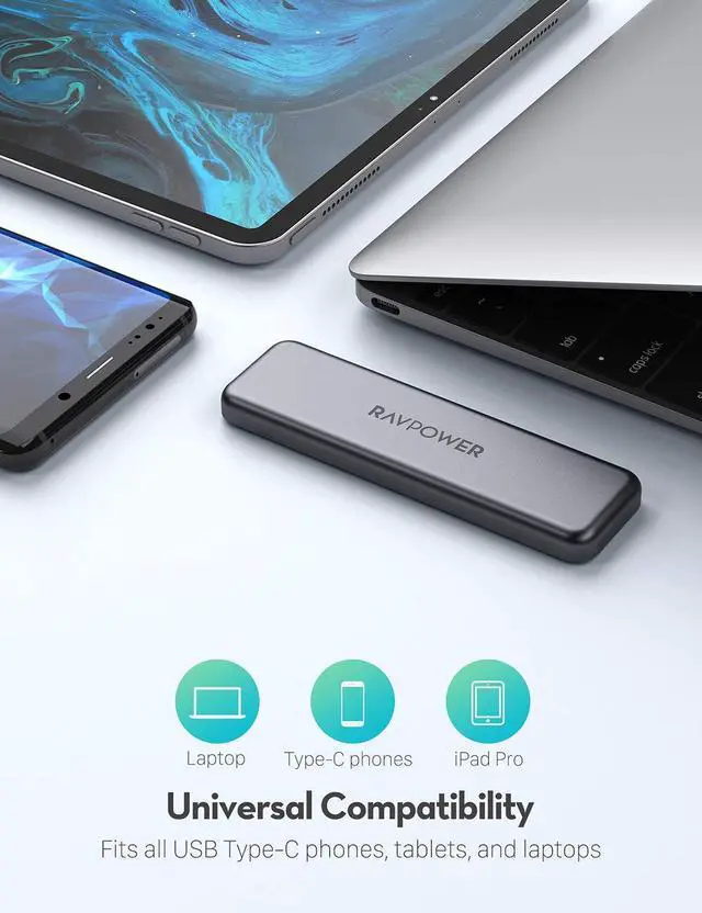 Alt view image 3 of 5 - VAVA Portable External SSD Pro, 512GB Hard Drive with 540MB/S Data Transfer, NAND Flash, USB 3.1 Gen 2 Interface, ATA Lock, Mini USB C Solid State Drive