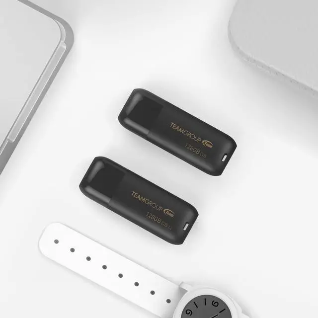 Alt view image 3 of 5 - TEAMGROUP C175 128GB 5 Pack USB 3.2 Gen 1 (USB 3.1/3.0) Read 100MB/s Flash Thumb Drive, External Data Storage Memory Stick Compatible with Computer/Laptop Matte Black TC1753128GB21