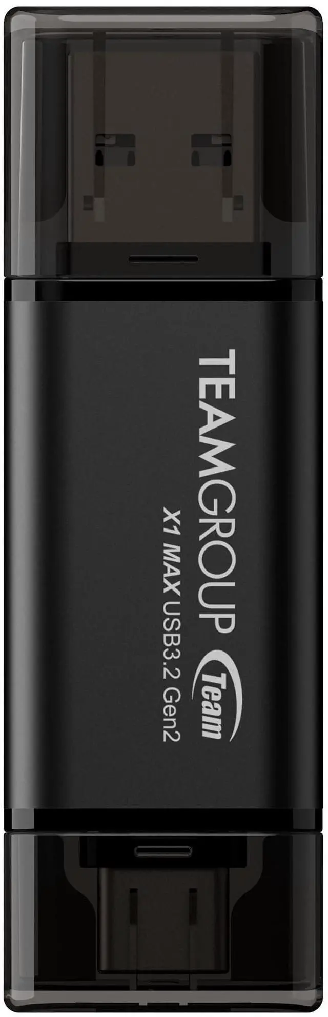 Main image of TEAMGROUP X1 MAX 512GB USB 3.2 1000MB/s Gen 2 Type A & Type C (3.1/3.0) OTG Dual Interface USB Flash Drive Data Storage Memory Stick Compatible with Smartphone/Tablet/Laptop/PC/MacBook TX1MAX3512GB01