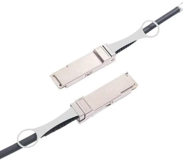 Alt view image 2 of 5 - 10Gtek 40G QSFP+ DAC Cable - 40GBASE-CR4 Passive Direct Attach Copper Twinax QSFP Cable for Cisco QSFP-H40G-CU5M, Meraki MA-CBL-40G-5M, Supermicro, Mikrotik, Open Switch Devices, 5-Meter(16.5ft)