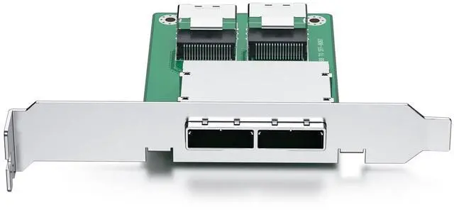 Alt view image 4 of 5 - Dual Mini SAS SFF-8088 to SFF-8087 Mini SAS Adapter, with Low Profile and Full-Height Profile Bracket