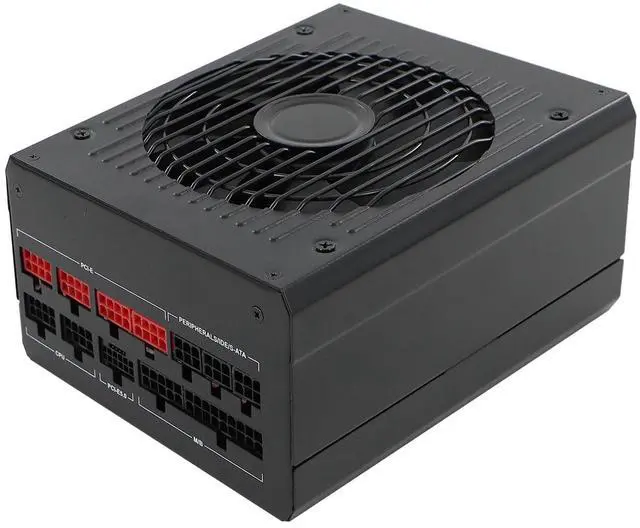 Main image of GLOTRENDS PW1250W 1250W Fully Modular Power Supply Without Power Cord, ATX 3.0 & PCIE 5.0 Ready, 80 Plus Platinum Certified, 140mm F.D.B Fan