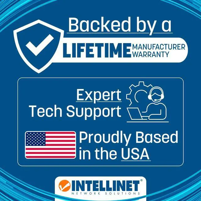 Alt view image 5 of 5 - Intellinet Slim Cat6 Ethernet Network Patch Cable  10-Pack - 10Gbps & 250MHz, Snagless Boot, 30AWG Pure Bare Copper Wire, Gold-Plated Contacts, Lifetime Mfg Warranty - 10ft, 10 Pack, Blue